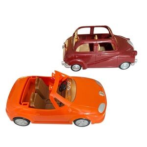 Calico Critters Family Saloon Car and Convertible Car